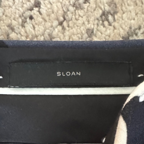 Banana Republic Sloan Black Floral Straight Leg Pants - Picture 4 of 9